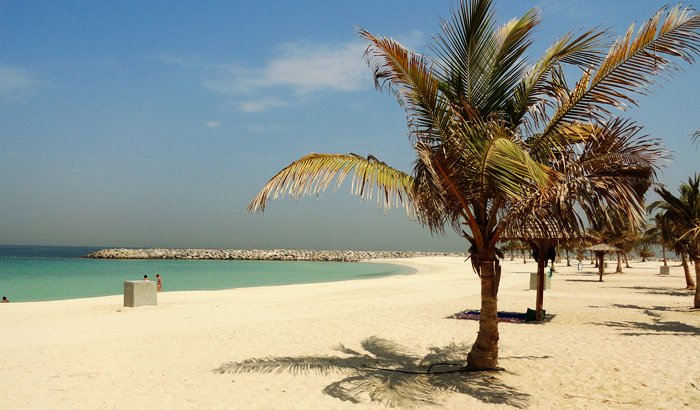 Al Mamzar Beach is one of the best beaches in Dubai