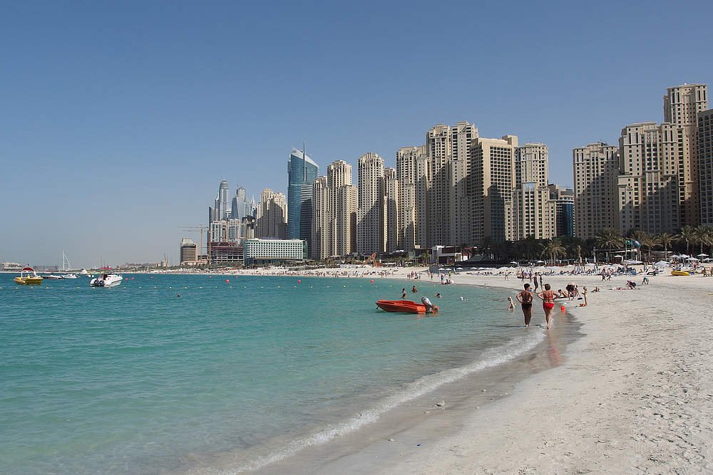 JBR Beach is among the best beaches in Dubai