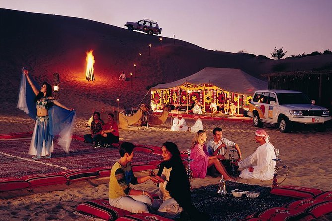 Arabian nights desert safari begins with dune bashing in your luxury air-conditioned vehicle which is an exhilarating experience.