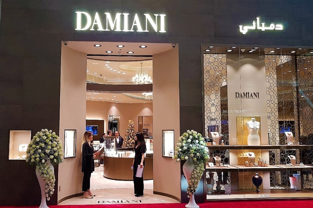 Damiani is among the best places to buy gold in Dubai Mall.