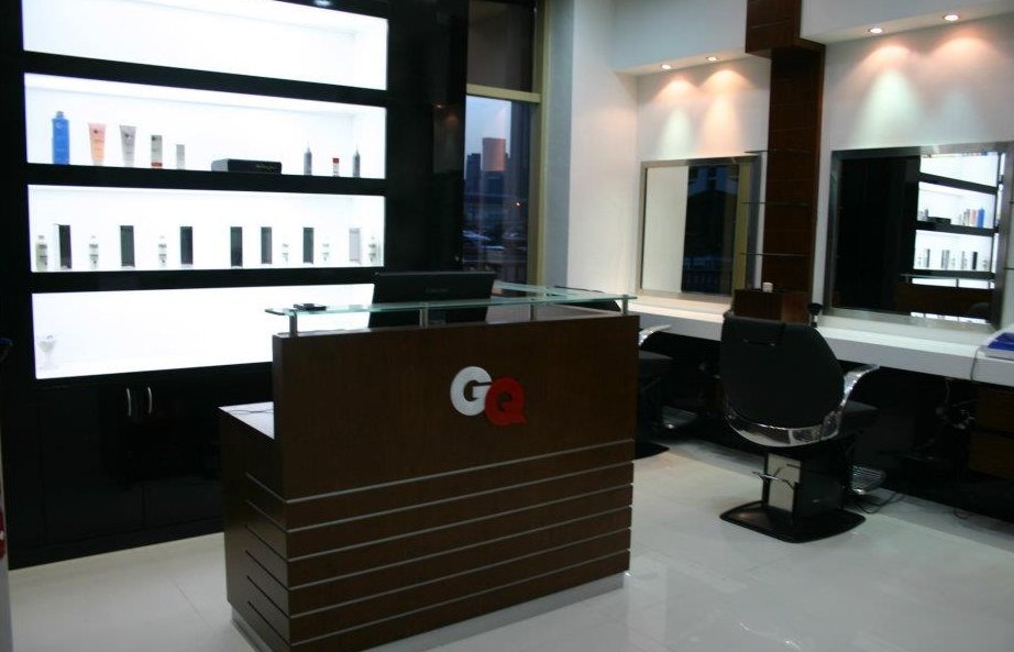 GQ men's hair lounge JLT Dubai 