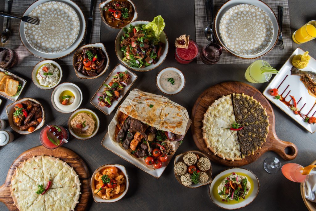 Middle eastern cuisine iftar buffet