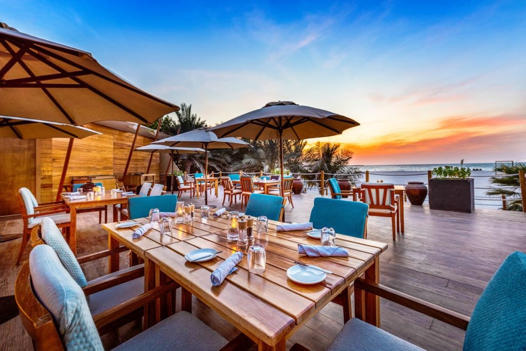 top beach restaurant in rak 